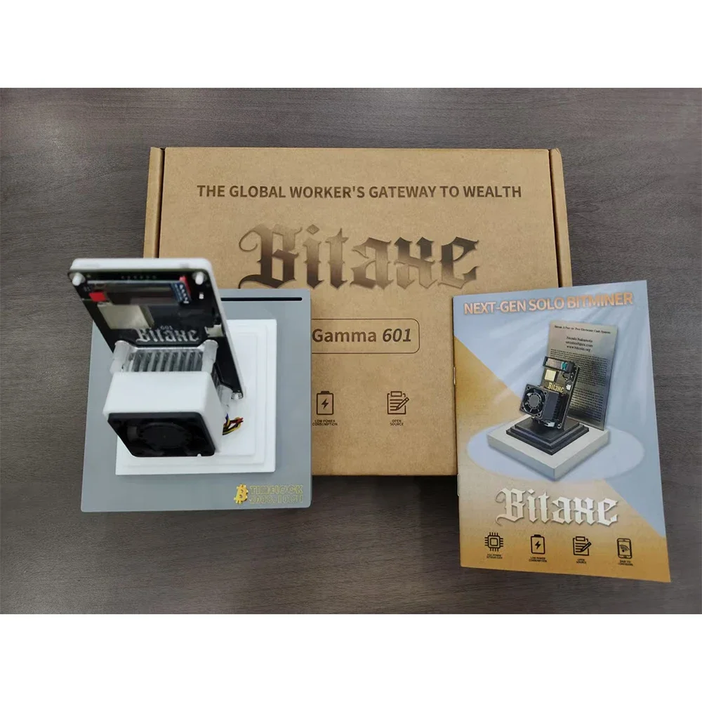 Gloednieuwe Bitcoin Mining Machine Bitaxe Gamma 601 Crypto Miners 1.2TH/S van Antminer S21 Asic Miners BTC Miner Bitcoin Miner