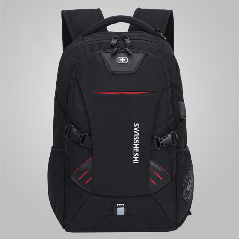 Mochila multifunción con carga USB para hombre, morral escolar informal de negocios a la moda para viajes, antirrobo, resistente al agua, para ordenador portátil de 17 pulgadas