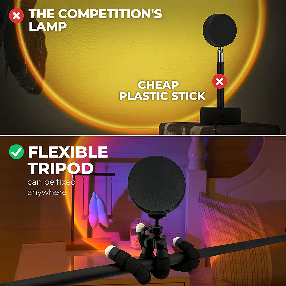 Гибкий светодиодный ночник-осьминог, 5 В