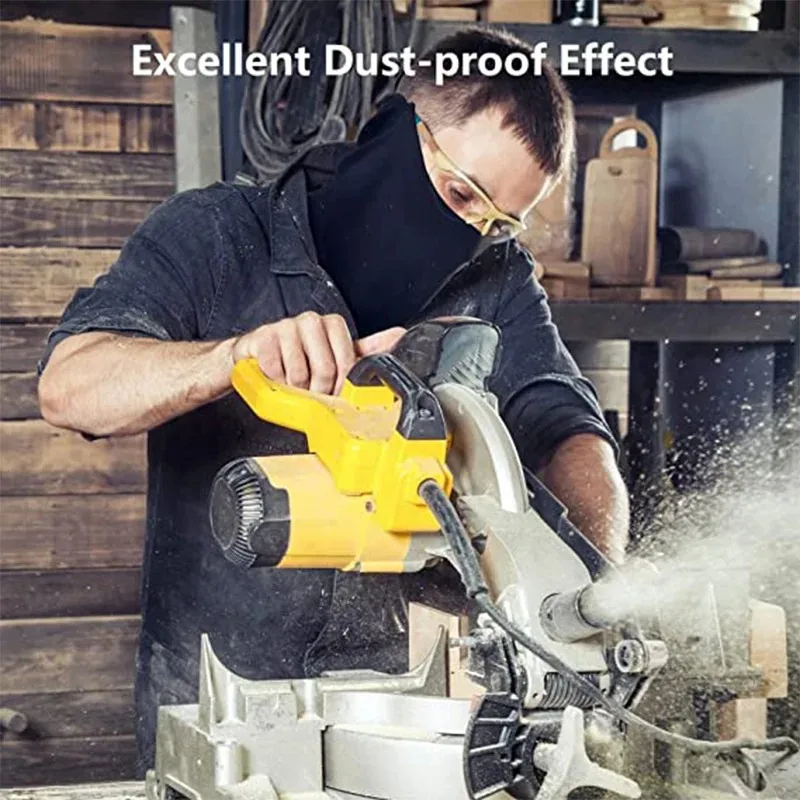 Masque de ski pour hommes Masque complet Cagoule Masques de ski noirs couvrant le cache-cou