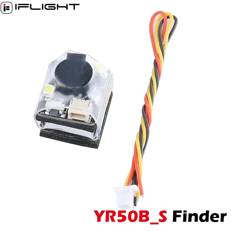 IFlight YR50B_S Finder Buzzer 100dB BB ring LED light alarm 100 decibels programmable BF F7 for FPV quadcopter and RC Airplane