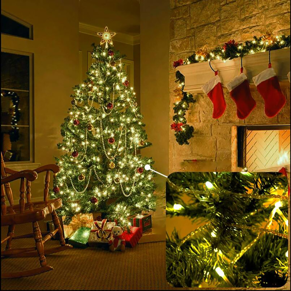 10 メートル 100Led クリスマス屋外クリスマスライト LED ストリングライト Luces Decoracion フェアリーライトホリデーライト照明ツリーガーランド