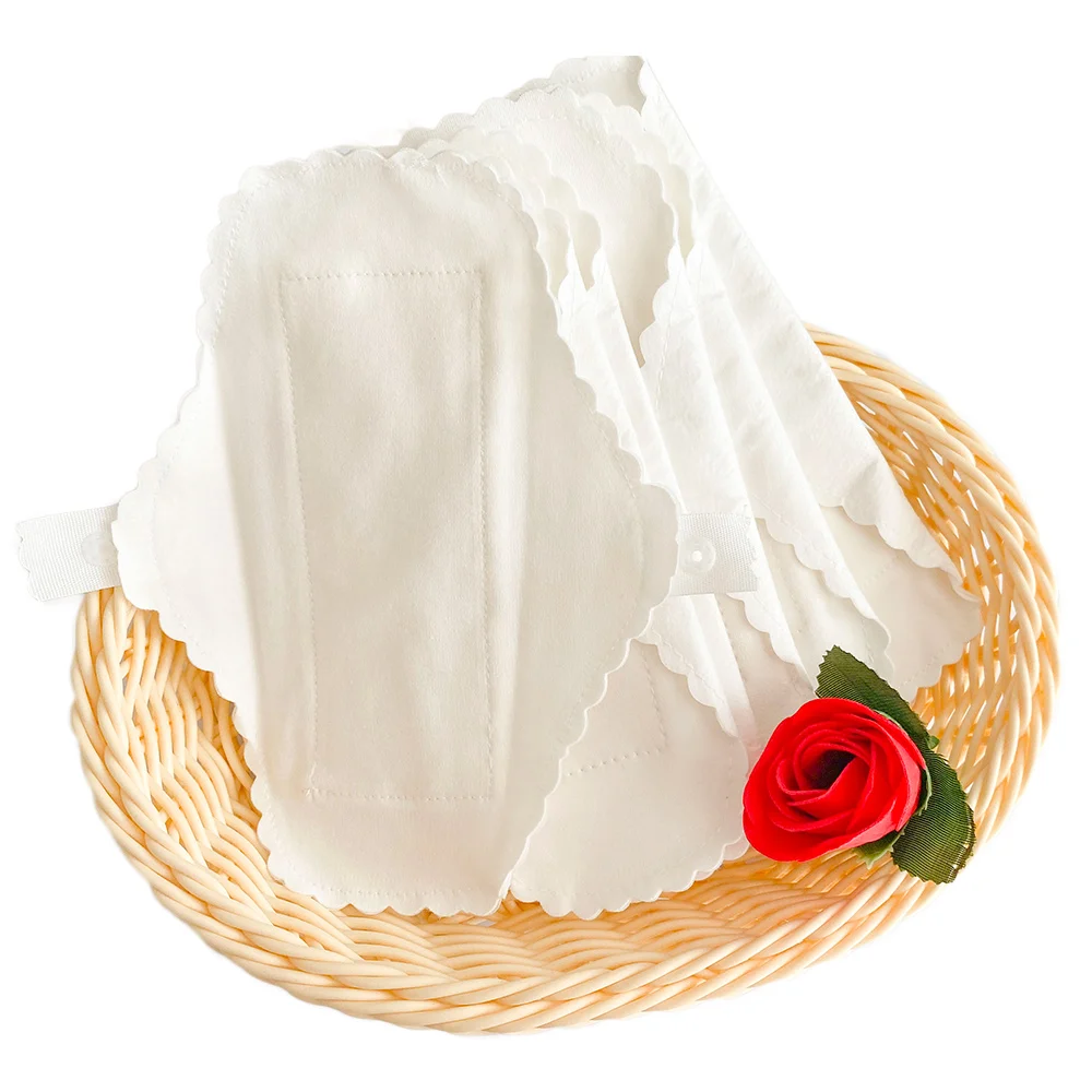 3 Teile/los Dünne Tuch Pads Weiche Baumwolle Waschbar Feminine Slipeinlagen Sanitär Pads Serviette Täglichen Wiederverwendbare Menstruations Hygiene Pads
