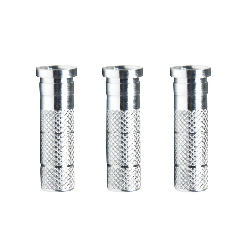 50 pzas/lote inserto de aluminio de alta calidad ajuste diámetro interior 6,2mm flechas de carbono eje de tiro con arco de fibra de vidrio para tiro de caza