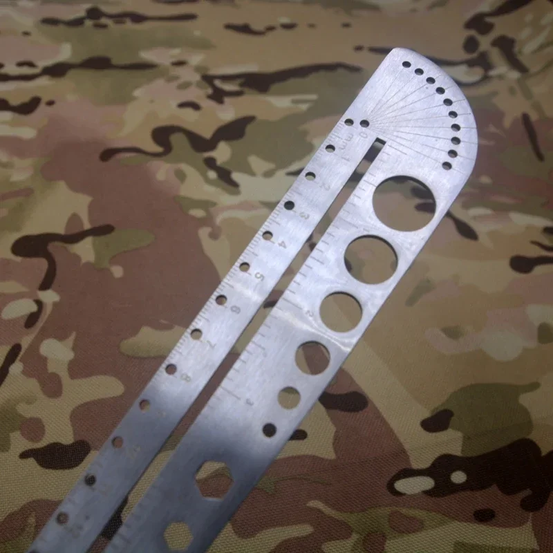 Multifunctional Stainless Steel Angle Ruler Measurement Tool Kawaii School Supplies Art Craft Geometry Drawing Instrument