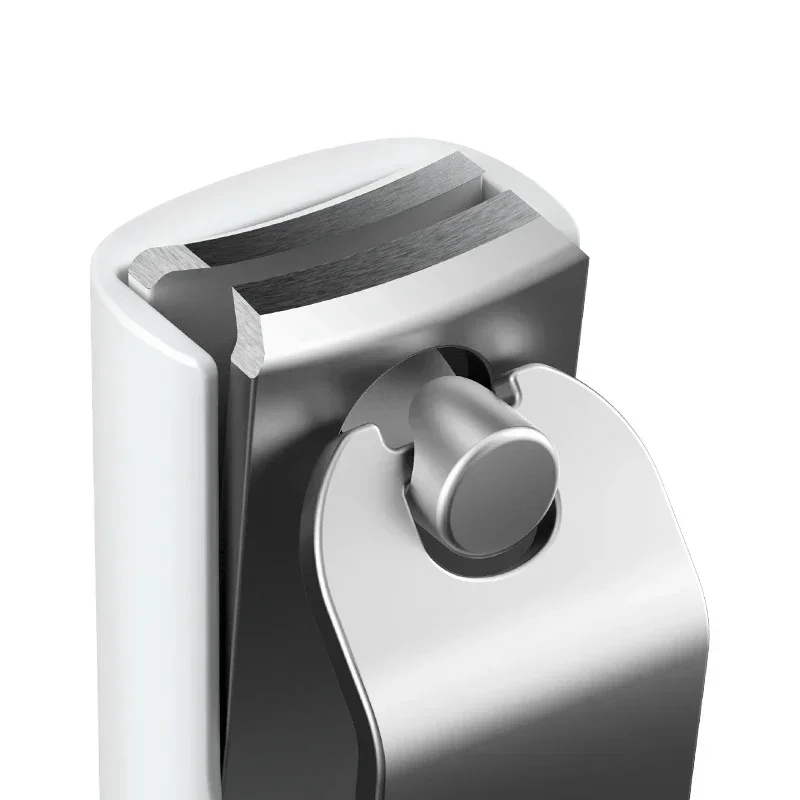 Nagelknipser aus Edelstahl 420, Spritzschutzschneider mit Feile für Maniküre, Pediküre, tragbarer Fingernagel-Zehennagel-Trimmer
