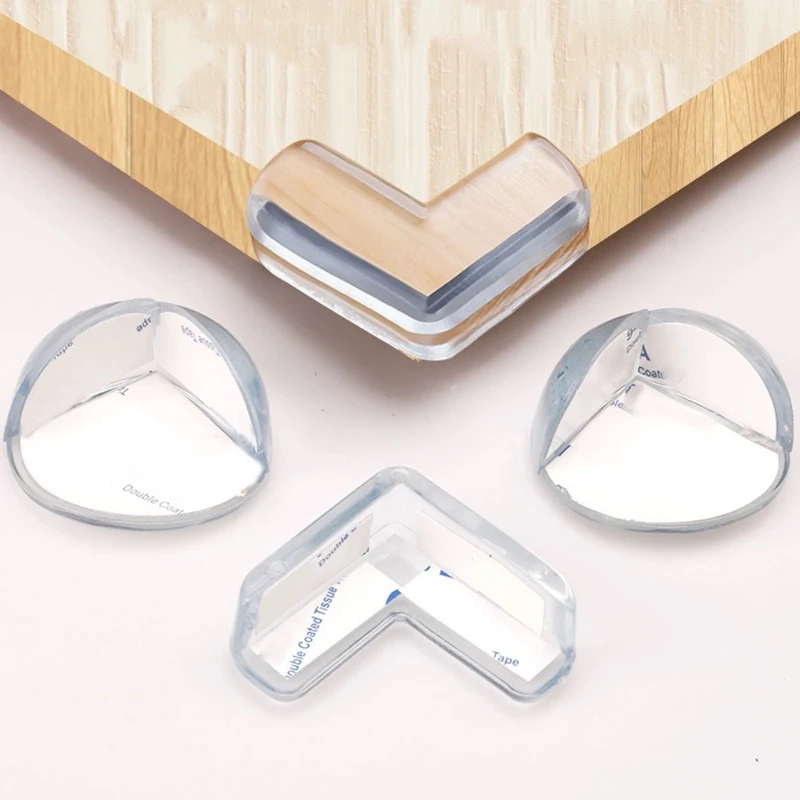 1/10pcs เด็กโปร่งใสตารางมุมขอบป้องกันเด็กความปลอดภัยซิลิโคนโต๊ะ Protector GUARD Cushion Anti Collision