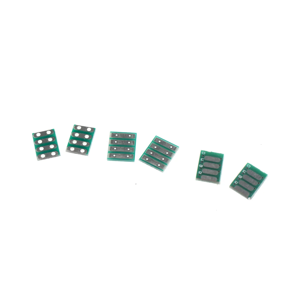 Patch board multifunzionale a quattro fili a doppia faccia da 50 pezzi 6 x11 7 x10 8 x10 8 x12mm MM scheda di prova di conversione PCB