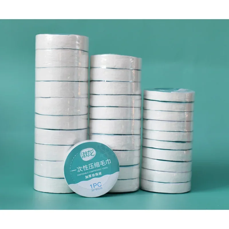 10PCS Set Asciugamano compresso Viaggio Asciugamano ad asciugatura rapida Viaggio Usa e getta Hotel Lavabile Asciugamano di stoffa Tovagliolo Panno per il viso Viaggio all'aperto