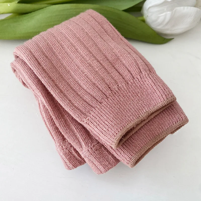 Pantaloni per bambini primavera autunno Leggings per neonate Pantaloni a costine in cotone tinta unita Leggings per bambini 0-6 anni per ragazze Ragazzi