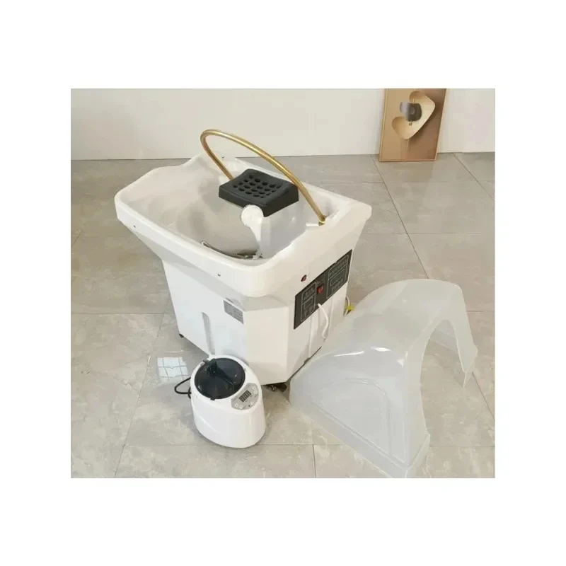 Máquina móvel da terapia da cabeça da bacia do champô que suporta o sofá da massagem cama facial fumigação circulação de água máquina do champô