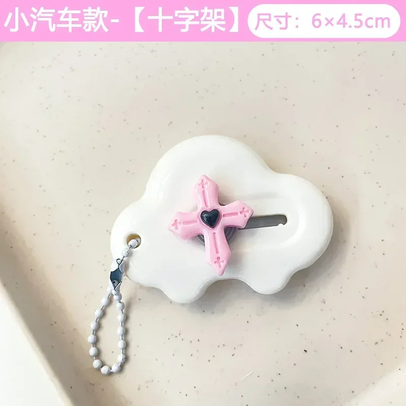 1 ピース甘いアメリカンレトロ Y2K 折りたたみナイフミニポータブルカッターボックスかわいい文具紙カッターかわいい学用品
