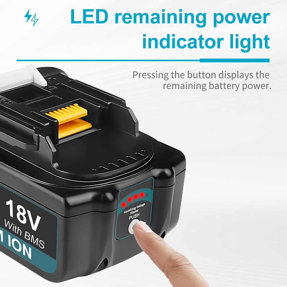 Camason マキタ 18V バッテリー電動工具交換アクセサリー BL1860 BL1850 18 v リチウムイオン充電式電池パック充電器