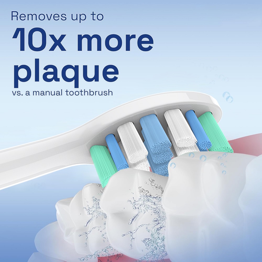 Escova de dentes substituição Cabeças Compatível com Philips Sonicare, Escova elétrica macia Cabeça, 4100 6500 6100 7500 5300 1100