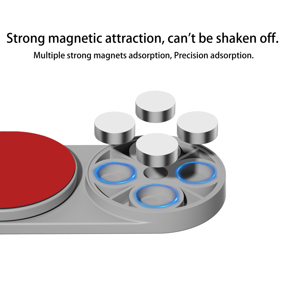 Magnetischer Klapphalter, Handy-Ständer, Verlängerung, Multi-Screen, verstellbare Laptop-Seitenmontage, zum Anschließen von Tablet-Halterungen für iPhone