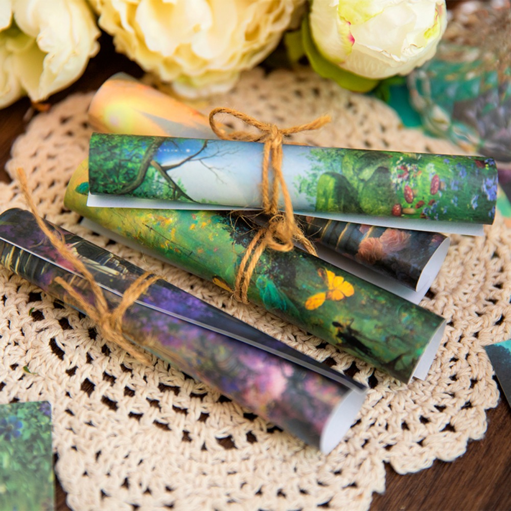 Herr. Papier Vintage europäischen Stil Schloss Material Papier Märchen Traum Handbuch Träger Dekoration Karton 16 teile/paket