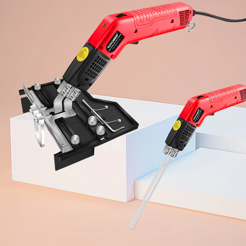 Herramienta de corte de espuma eléctrica con refrigeración por aire, máquina con ranura de espuma de poliestireno, placa ranurada, cuchillo calefactor de espuma para tallar, cuchillo caliente de poliestireno