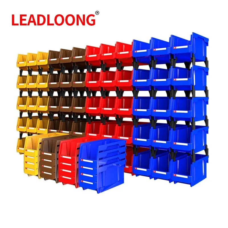 Leadloong v2 parte bin 12 peças 8x5x4in/20*13*11cm caixa organizadora de ferramentas de artigos diversos adequada para mesa de escritório e armazenamento de acessórios de carro