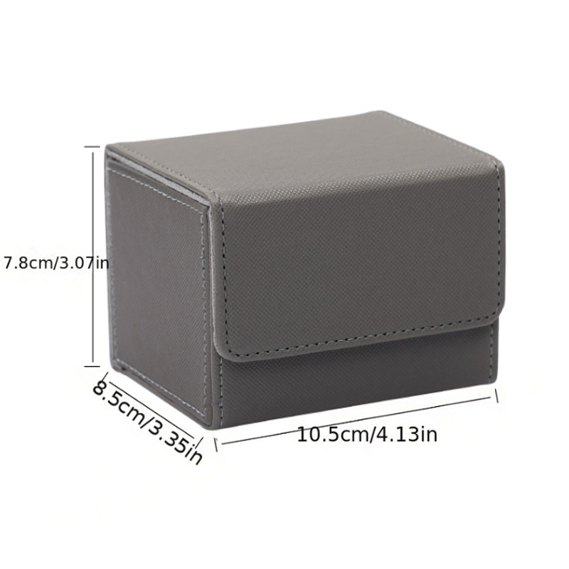 กล่องใส่การ์ด, กล่องเก็บการ์ดเกม, โผล่ฝาพับแบบแนวนอนอนิเมะ PU Collector's Edition กล่องเก็บไพ่โป๊กเกอร์