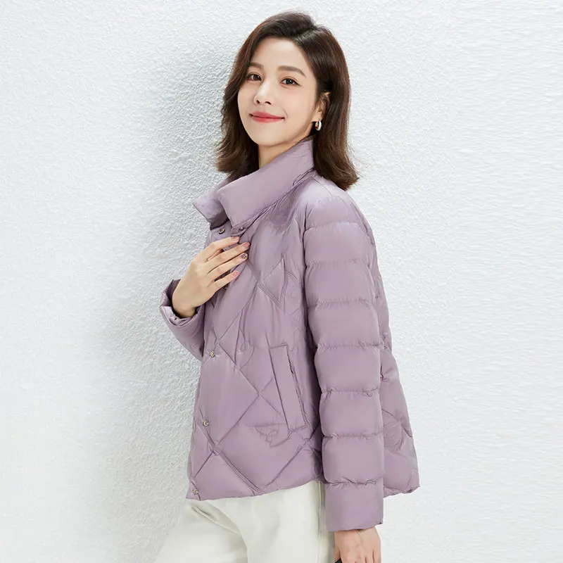 Frau Winter jacke ultraleichte Daunen jacke weibliche tragbare Enten feder mantel Jacken leichte Parkas Damen bekleidung