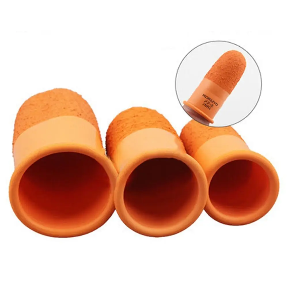 Gants de protection du bout des doigts non ald, couverture multi-usages, comptage, couture, fait à la main, orange, fournitures de sécurité
