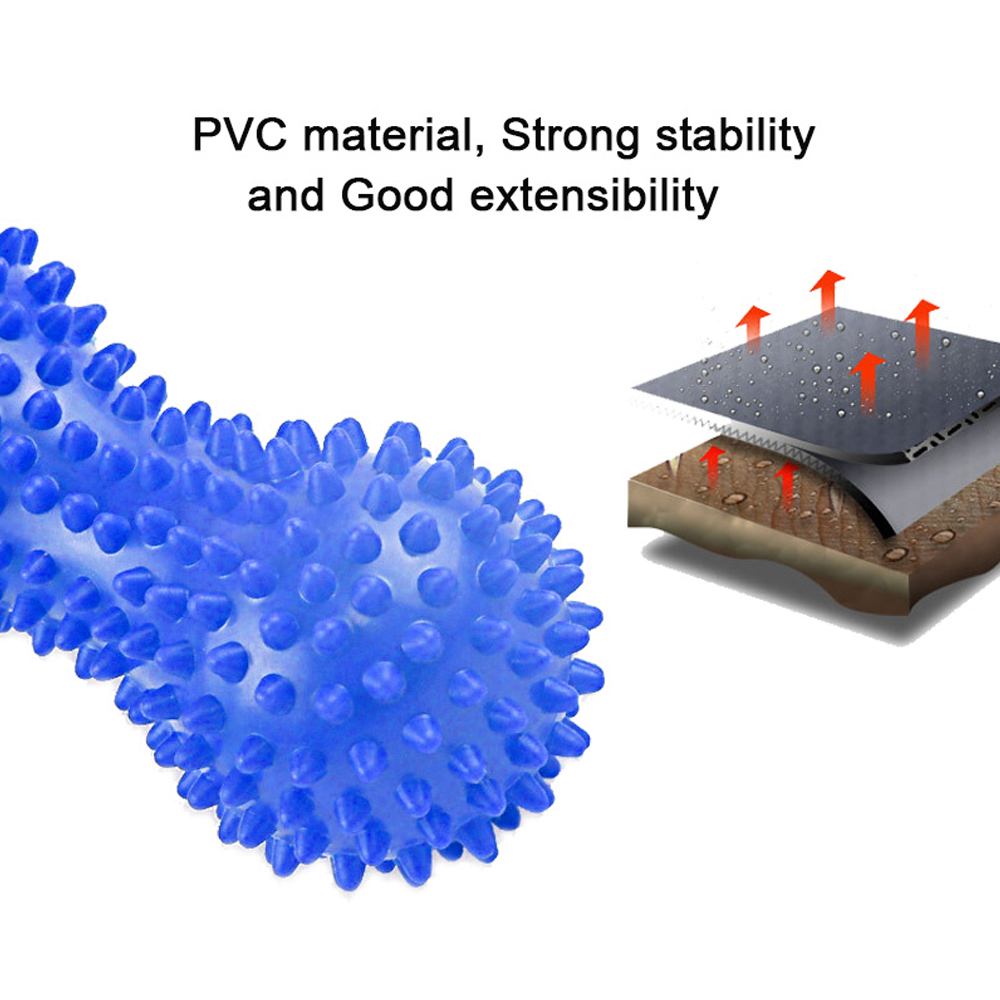 Bola de picles de amendoim em pvc, 1 peça, para massagem fascial, relaxamento muscular cervical e plantar, equipamento de treinamento
