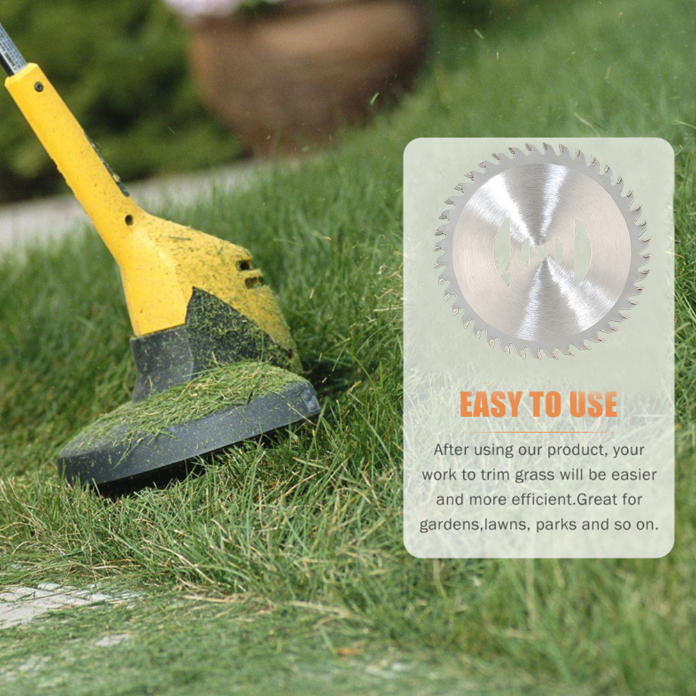 4.4inch 40Teeth Wheel Lawn Mower Saw Blade Cutting Disc Grass Trimmer Head Cutter Alloy Blade Garden Power Tool Accessories