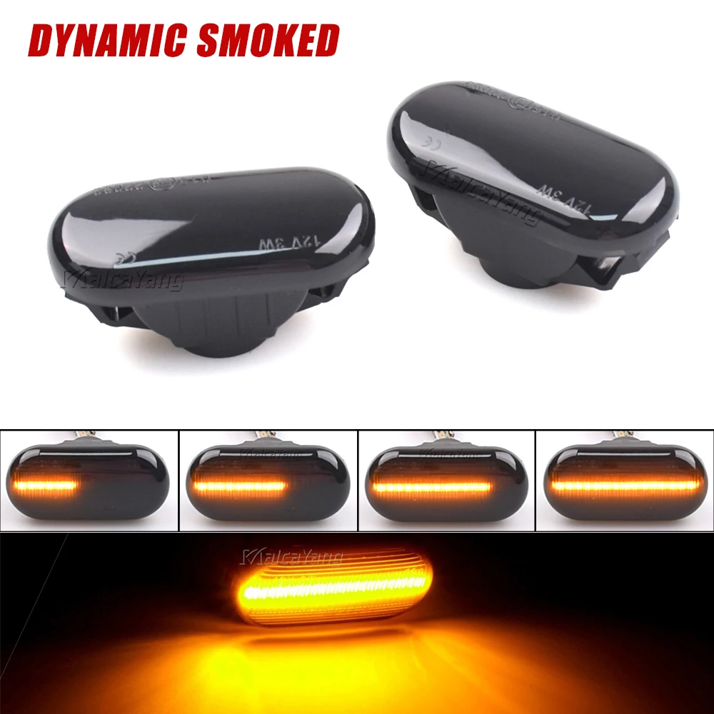 Luz LED de intermitente lateral dinámica para coche, para Nissan Cube Z11 Tiida C11 Note E11 NE11 Micra K12 NP300 Navara D40 Qashqai J10