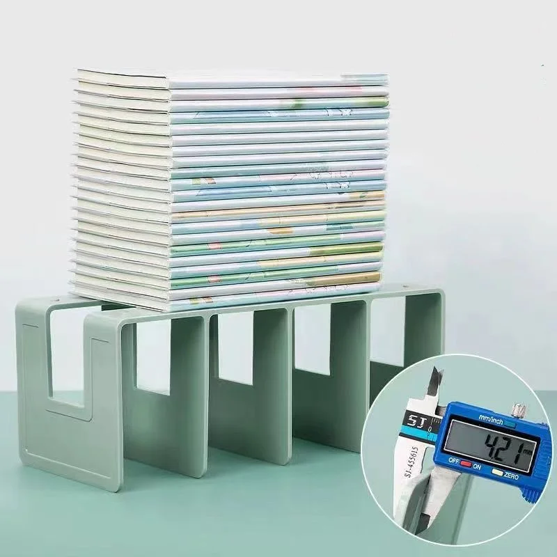 Morandi Simple Desktop หนังสือนักเรียนอ่านหนังสือเก็บอะคริลิค Four-Link Office หนังสือ 340 มม.x 143 มม.x 133 มม.ใหม่