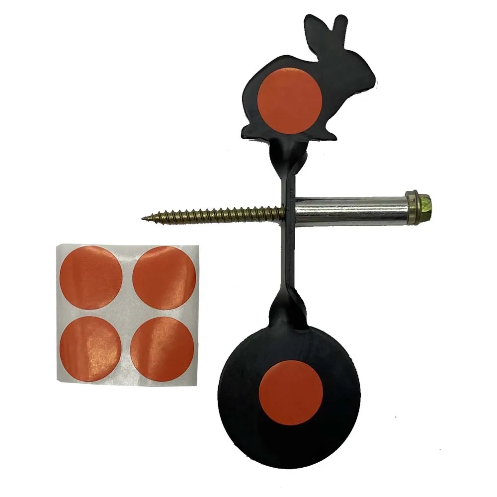 สีแดงและสีดำ Plinking เป้าหมาย Pigeon แพะ Shooting Practice 360องศาหมุน,Slingshot BBs Hunting กีฬาเกมครอบครัว