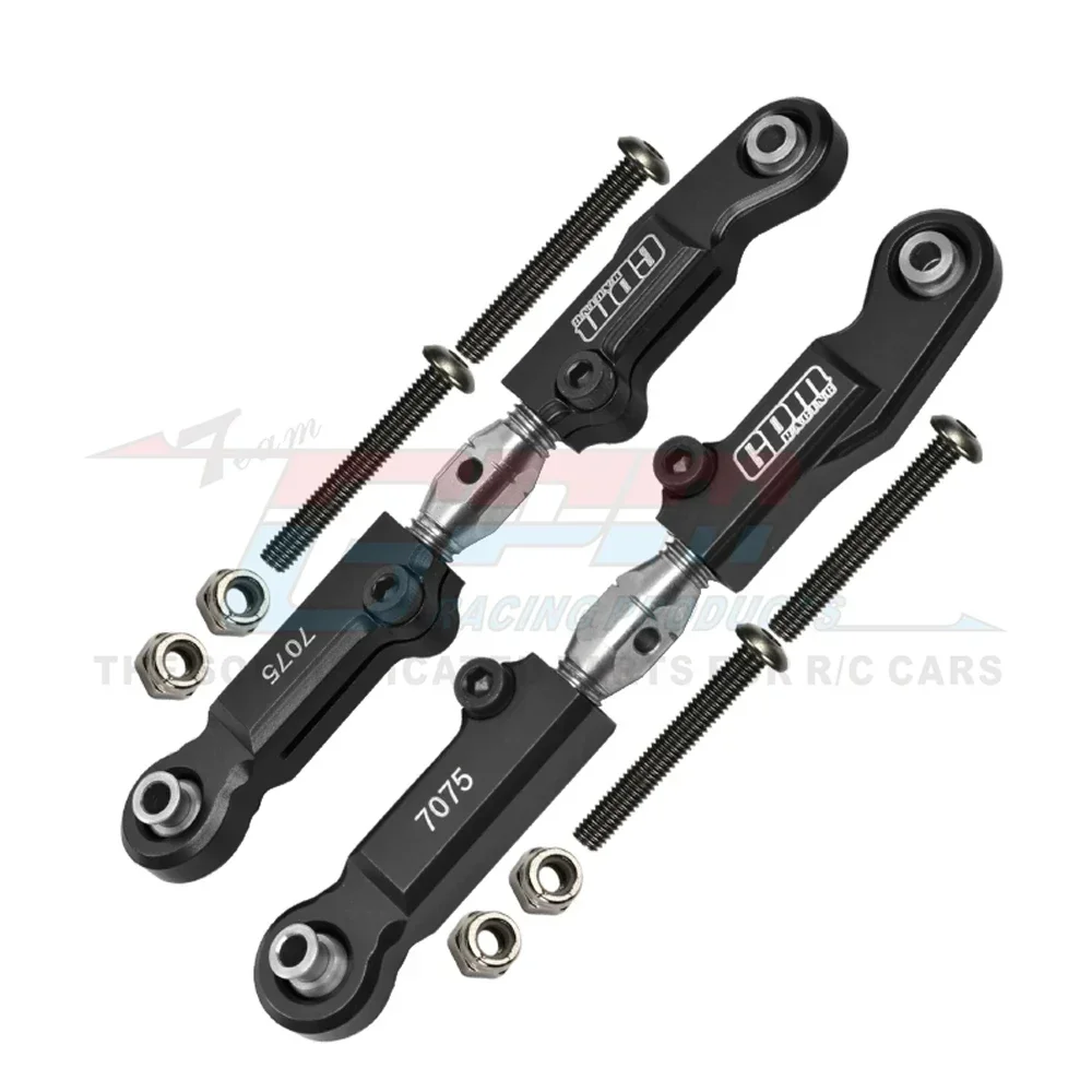 GPM joran dasi lengan atas belakang baja tahan karat AR330214 + AR330230 untuk ARRMA 1/7 FELONY INFRACTION LIMITLESS V2 1/8 TYPHON 6S