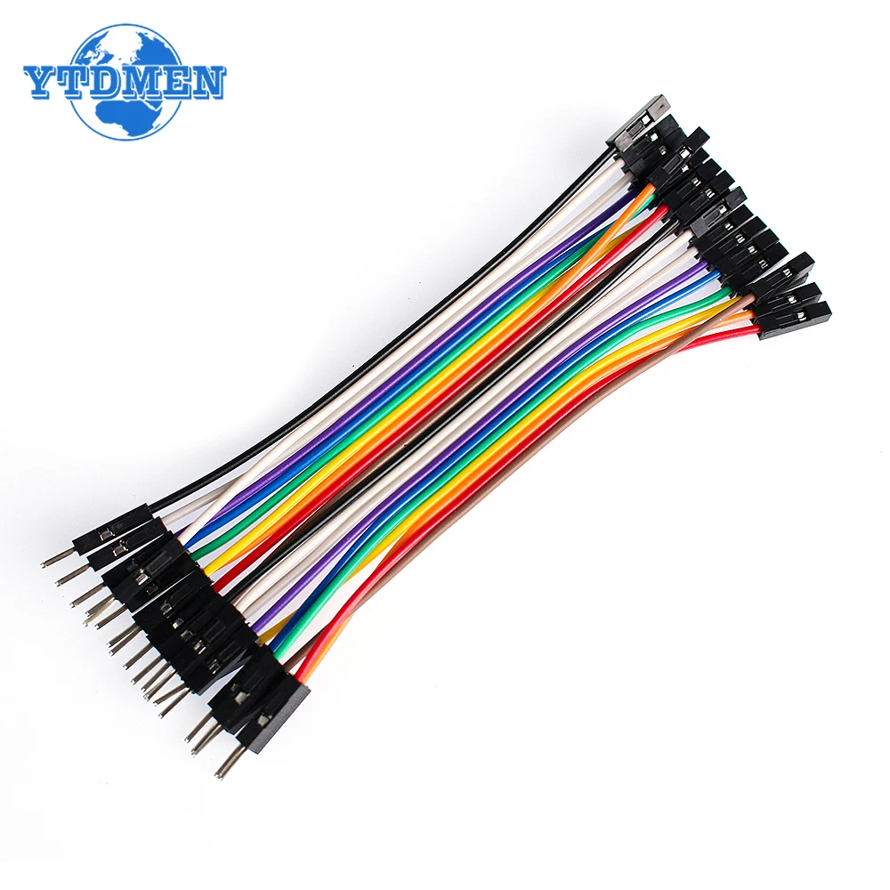 듀퐁 라인 10cm 듀퐁 케이블 Arduino 점퍼 와이어 남성-남성 여성-여성 남성-여성 20핀 DIY 전자 키트