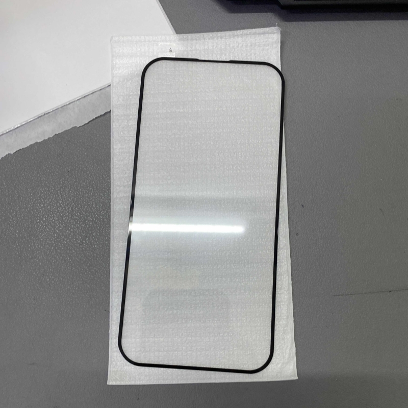 1 PCS Gehärtetes Glas Für iPhone 16 Pro Max 16 Pro Anti Scratch Screen Protector Schwarz Rahmen Schutz Glas Für 11 16ProMax