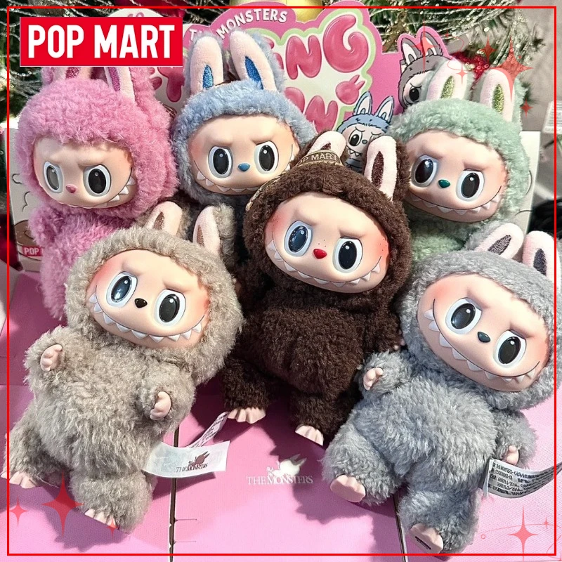 Original Popmart Labubu V1 V2 V3 The Monsters Macaron Have A Seat Big Into Energy Series Blind Box Vinyl Plüschpuppenanhänger