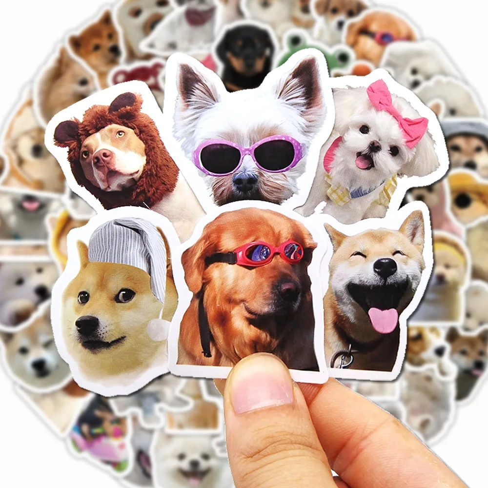 10/100/1000 Stücke Lustige Hund Aufkleber Cartoon Nette Aufkleber Spielzeug Gitarre Telefon Fahrrad Laptop Notebook Gepäck Auto Graffiti Kinder Aufkleber
