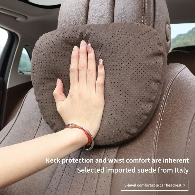 NEW Top Quality Car Headrest Neck Support Seat For Maybach Design S Class Soft Universal Adjustable Car Neck Pillow Waist pillow