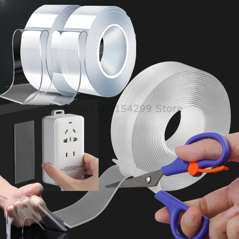 Cinta adhesiva de doble cara Ultra fuerte para electrodomésticos, pegatinas de pared impermeables, cintas resistentes para mejorar el hogar