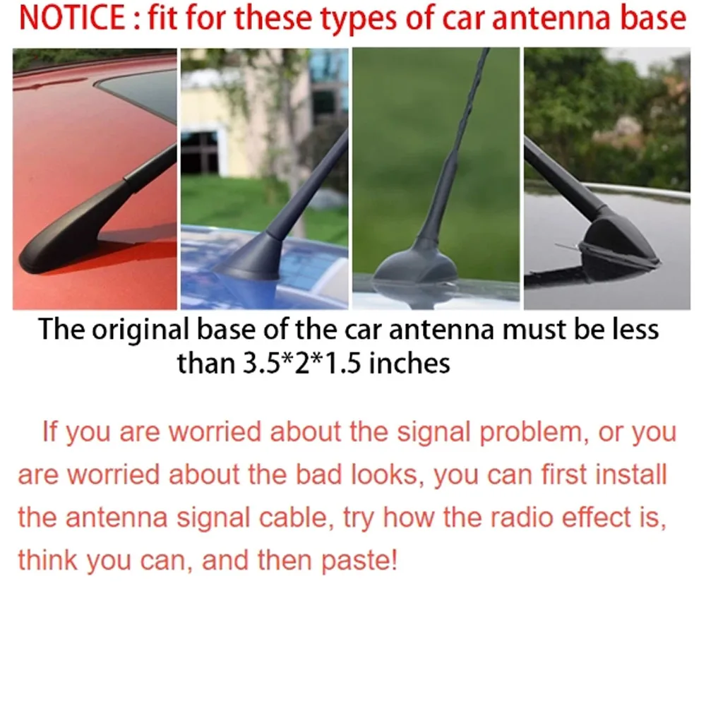 Universal Auto Antennen Shark Fin Antenne Auto Radio Signal Antennen Dach Antennen für universal auto modell Auto Styling