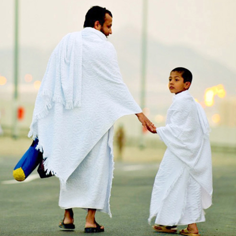 Ihram toalha peregrinação para árabe meca hajj roupas masculinas islâmicas ramadan oração adoração trajes xale jubba thobe