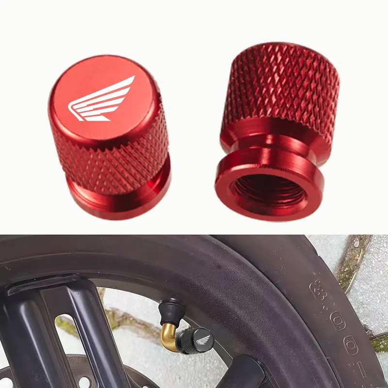 2 pçs tampas da válvula do pneu da roda da motocicleta 2025 novo para honda cb750 cbr grom ct125 msx nc750x cb 600f 900f cb650r hornet
