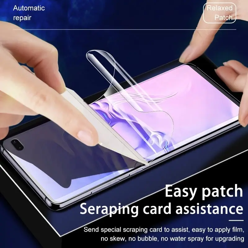 Pellicola salvaschermo in idrogel da 4 pezzi per Samsung Galaxy S10 S20 S21 S22 Plus S23 pellicola salvaschermo Ultra FE per Note 20 8 9 10