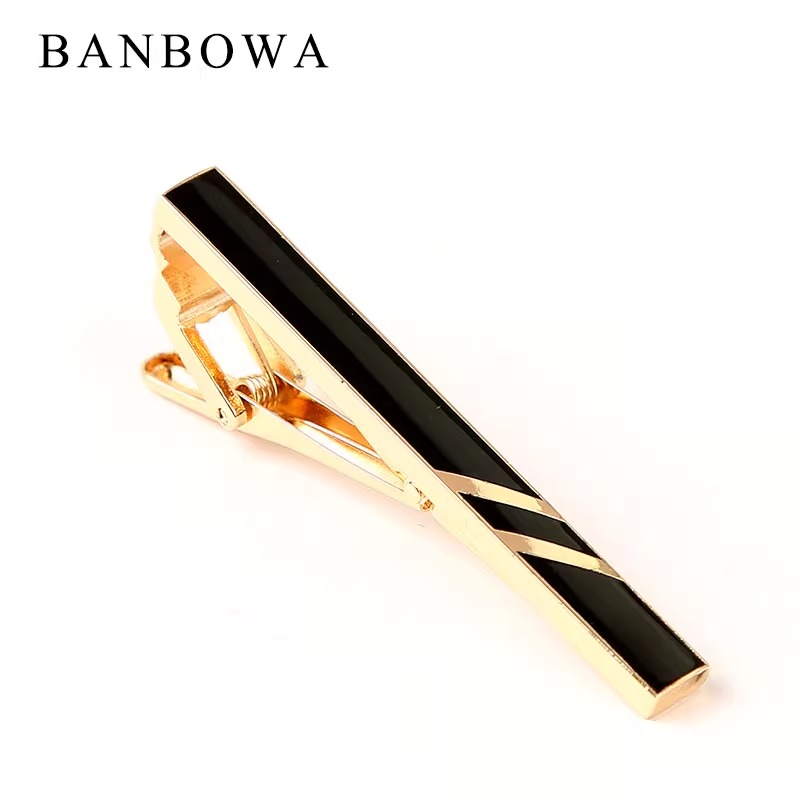 Зажим для галстука с кристаллами для жениха и бизнеса — роскошная золотая/серебряная булавка для воротника для мужчин, профессиональная свадьба и офисная булавка