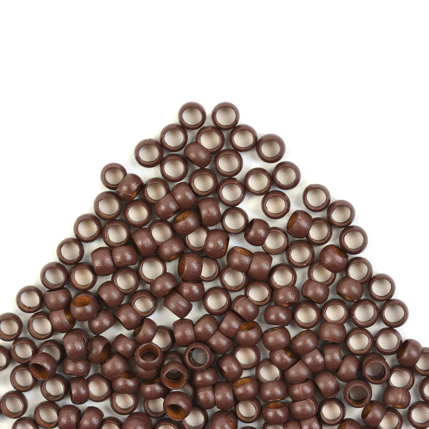 500 個 3.0 ミリメートルヘアリングビーズヘアエクステンション用マイクロヘアエクステンションリング/リンク/ビーズシリコンなし