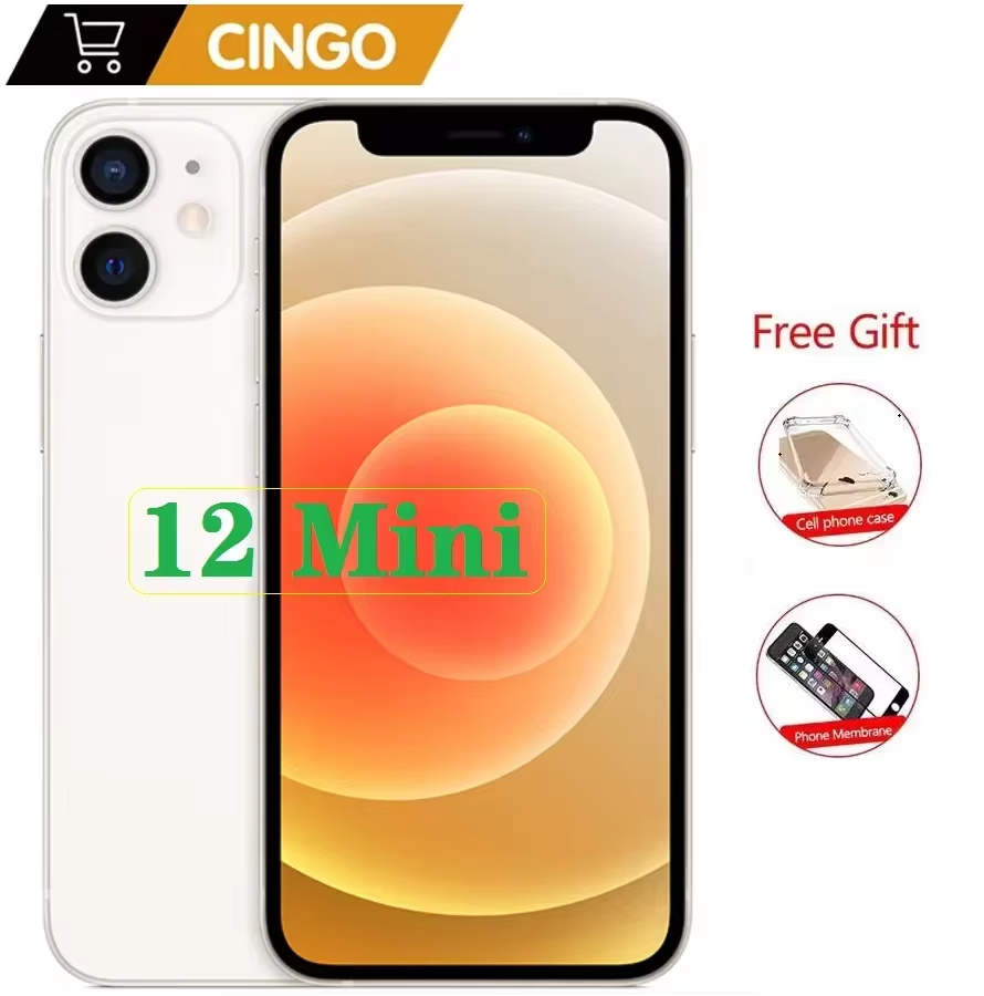 Desbloquear el mini teléfono móvil original iPhone12 4GB y 64/128/256GB IOS A14 Bionic Hexa Core 5,4 ''iphone 12mini 5G