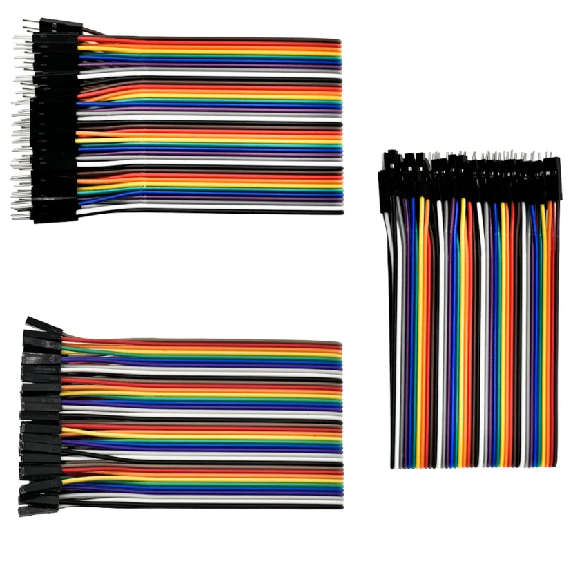 40Pin Dupont Line 10/20/30 ซม.ชาย-ชาย,ชาย-หญิง,หญิง-หญิงจัมเปอร์ Dupont สายไฟสําหรับ Arduino DIY KIT