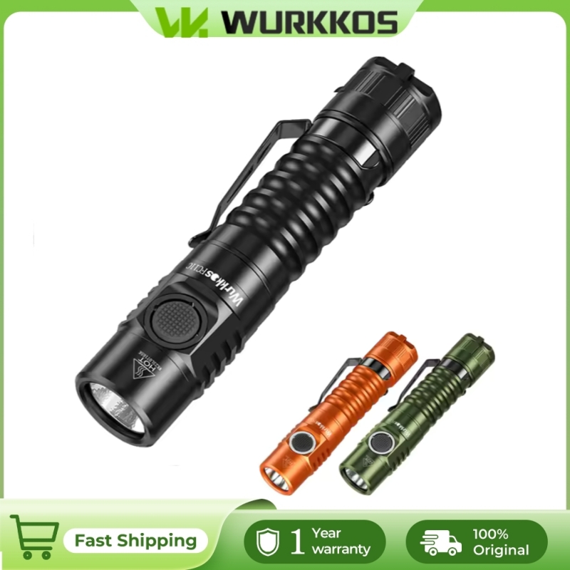 Wurkkos FC11C Nichia 519A Бака Circuit Пеший туризм 18650 Фонарик Максимальный выход 1200 лм USB C Перезаряжаемый фонарик EDC