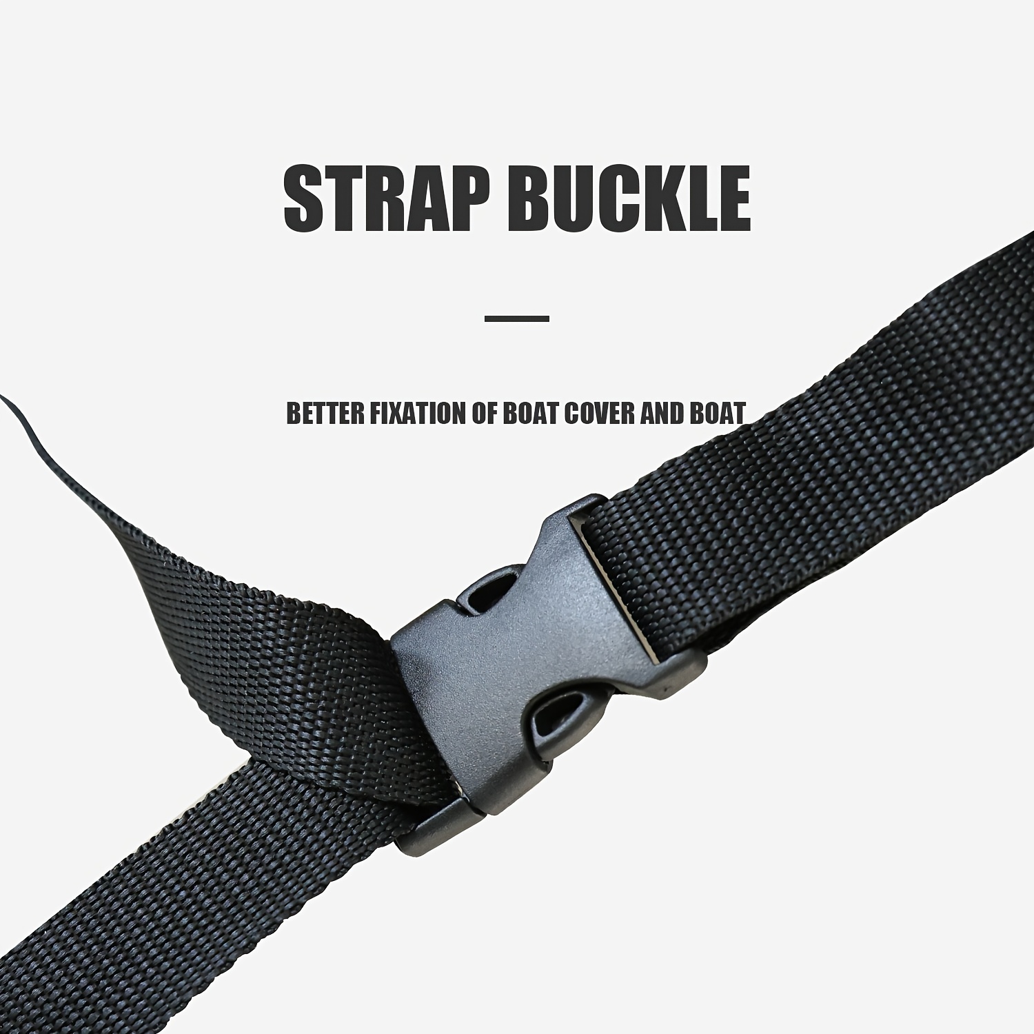 KOETSU 1-delig, vijf maten beschikbaar, ronde zwarte 420D nylon stofdichte hoes voor scheepsjachtboot met aanscherpingfunctie