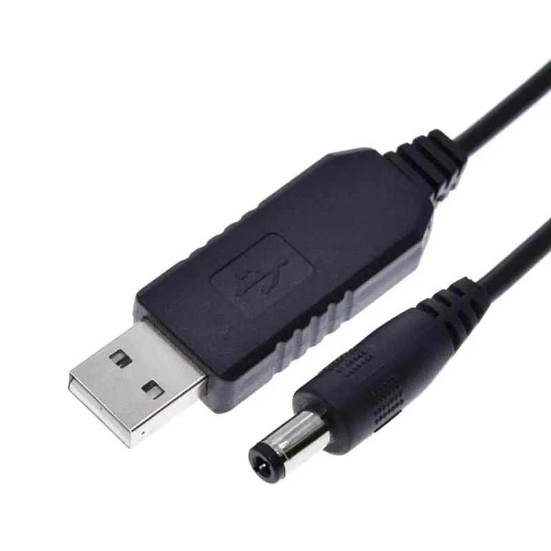 5.5*2.1mm USB DC 5V to 12V 9V Power Cable For Router WIFI Modem Fan Adapter Wire usb Boost Module Converter Via Powerbank