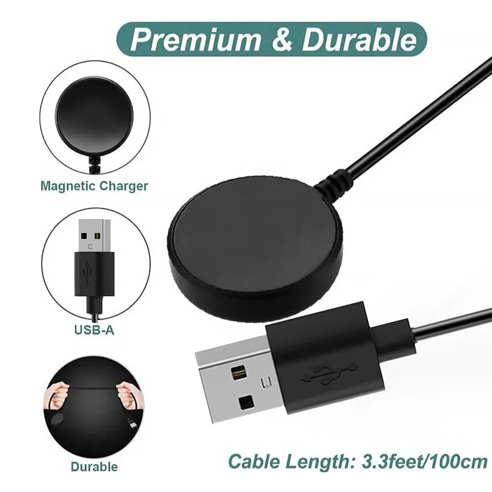 Carregador de cabo usb tipo c pd para samsung galaxy watch 6/5/pro/4/3 41mm 45mm ativo 2 40mm 44mm watch6 clássico 43mm 47mm 42mm 46mm
