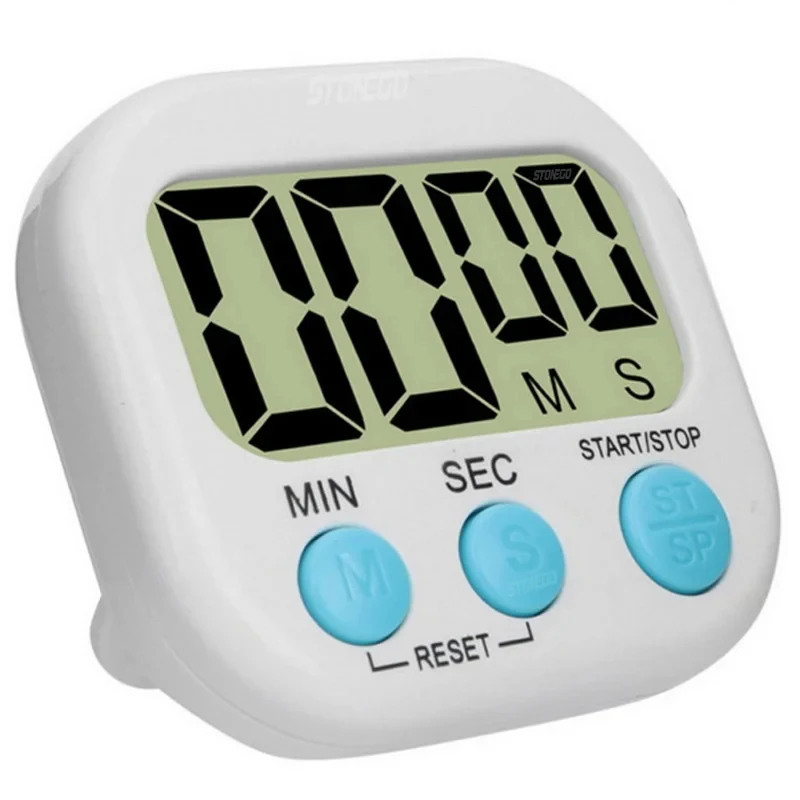 1PC LCD จับเวลาครัวดิจิตอลแม่เหล็กทําอาหารขนาดใหญ่นับถอยหลัง CLEAR Loud ALARM Stonego อุปกรณ์ครัวหน้าแรก